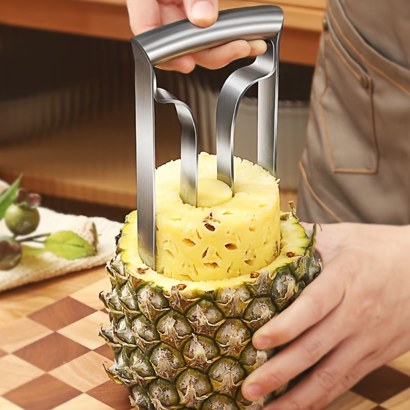 Kitchen Gadgets Usa - مقشرة الأناناس، أداة تقطيع وتقشير الأناناس