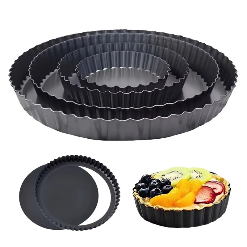 Kitchen Gadgets Hacks - قالب تارت قابل للإزالة من الأسفل،