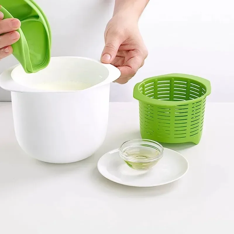 Kitchen Gadgets Recipes - فرن الميكروويف سيليكون صانع الجبن لتقوم