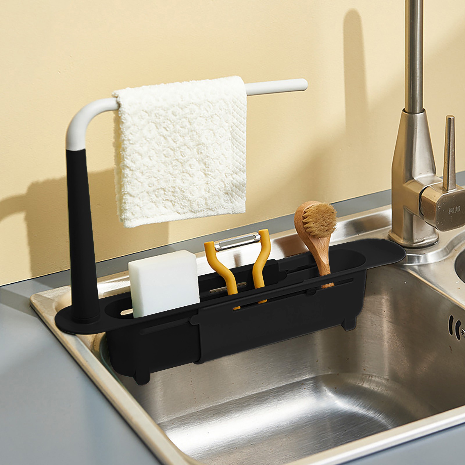 تجفيف بالوعة Elescopic ، منظم  - مراجعة Quirky Kitchen Gadgets وسعره