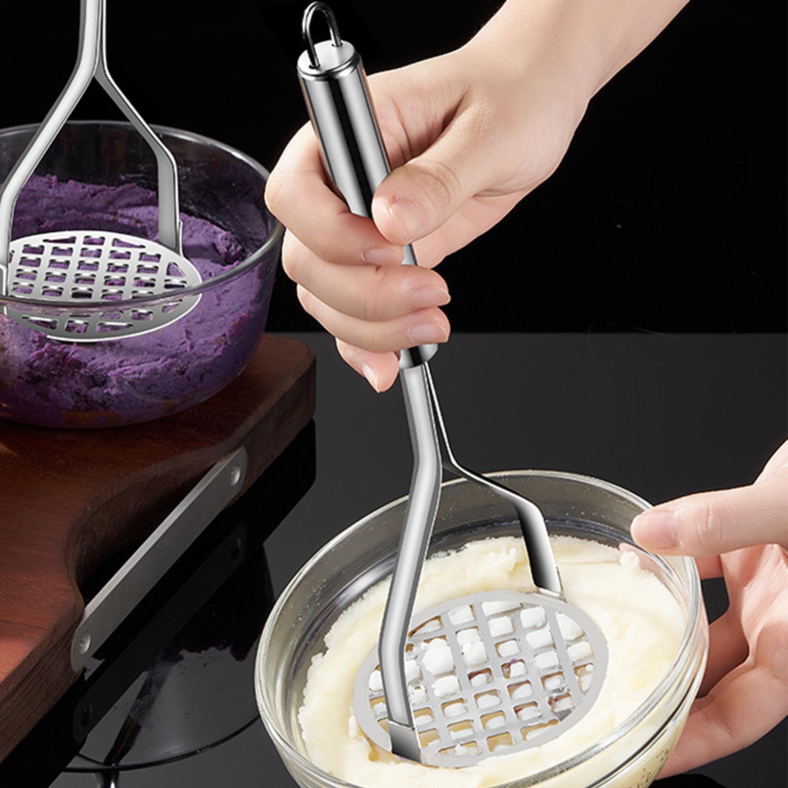 مكبس بطاطس يدوي من الفولاذ الم - مراجعة Kitchen Gadgets For Kids وسعره
