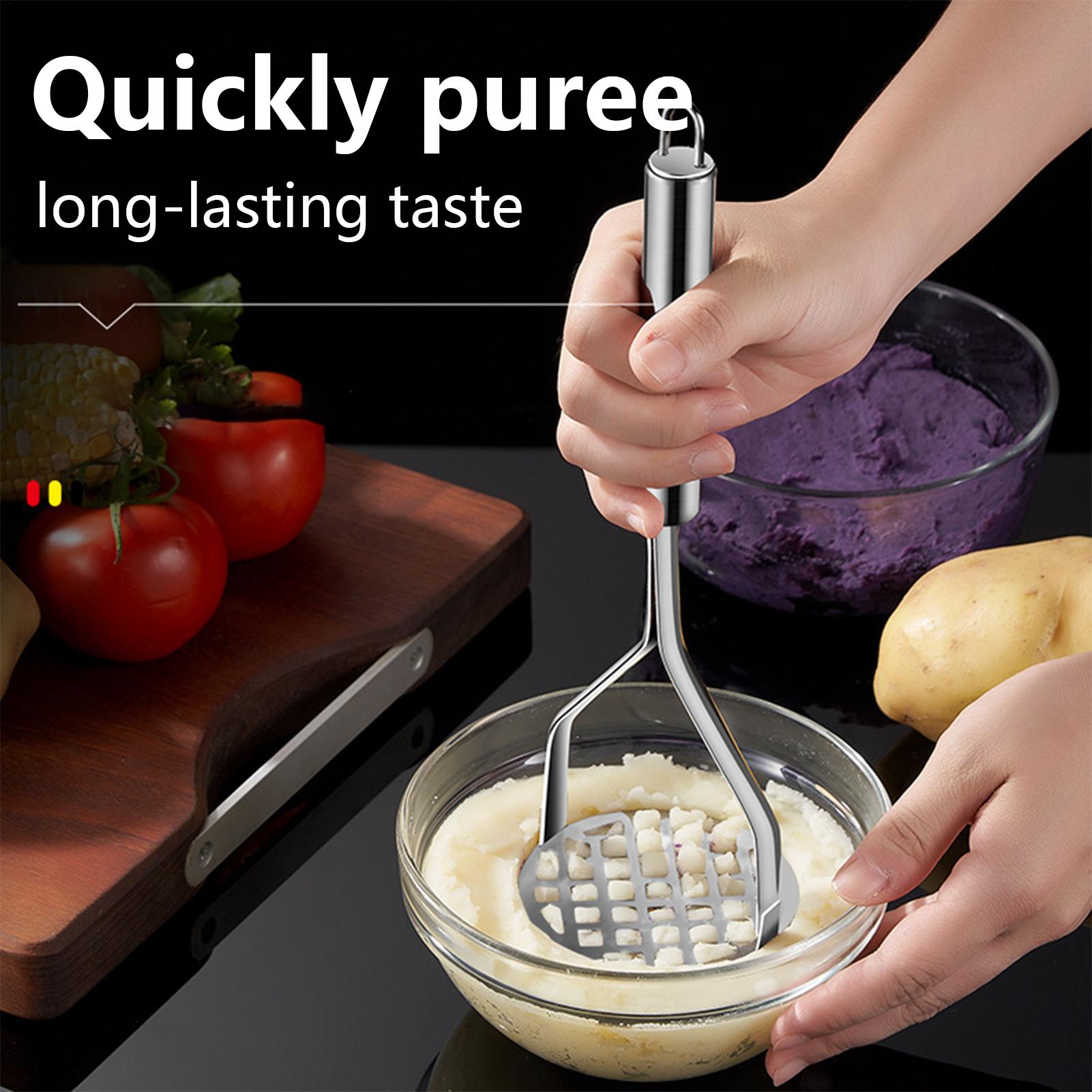 مكبس بطاطس يدوي من الفولاذ الم - مراجعة Kitchen Gadgets For Kids وسعره