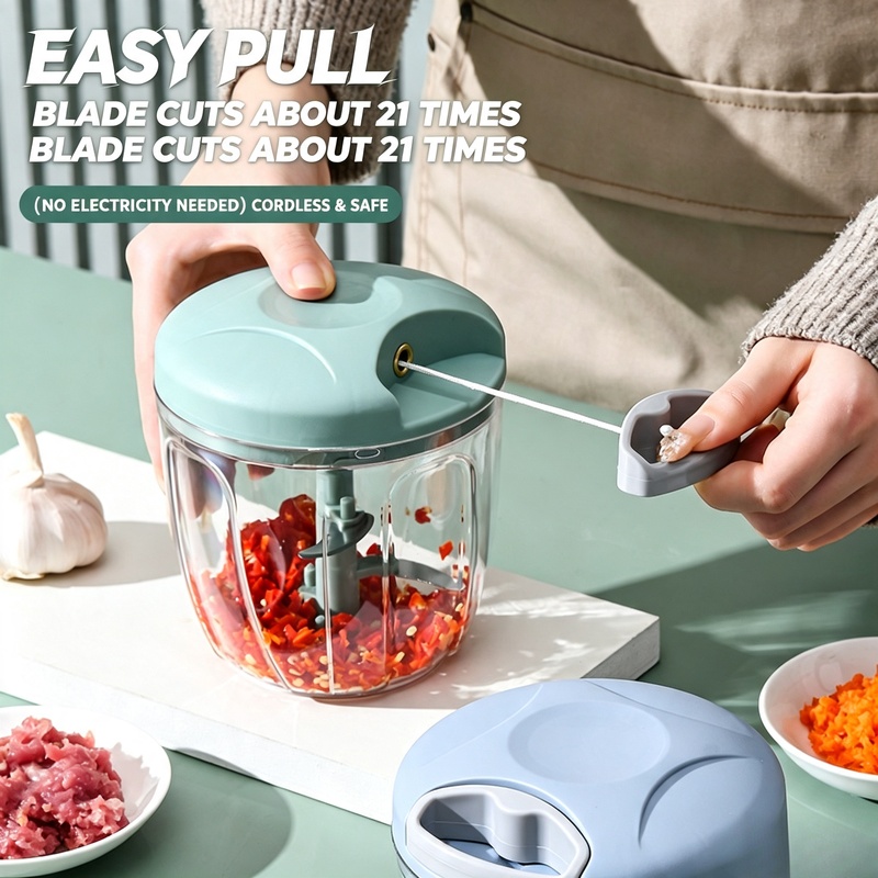 مفرمة لحم يدوية دوارة سعة 500- - مراجعة Kitchen Gadgets Under 500 وسعره