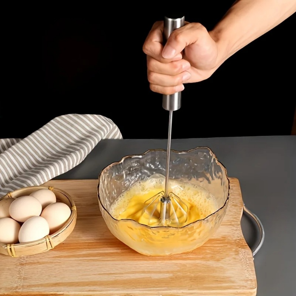 خفاقة بيض يدوية من الفولاذ الم - مراجعة Quirky Kitchen Gadgets وسعره