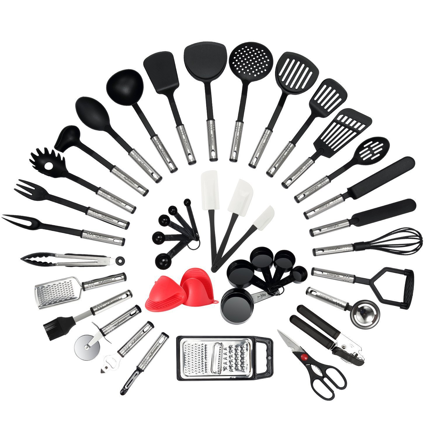 عرض ساخن: طقم أدوات مطبخ 42 قط - مراجعة Kitchen Gadgets Usa وسعره