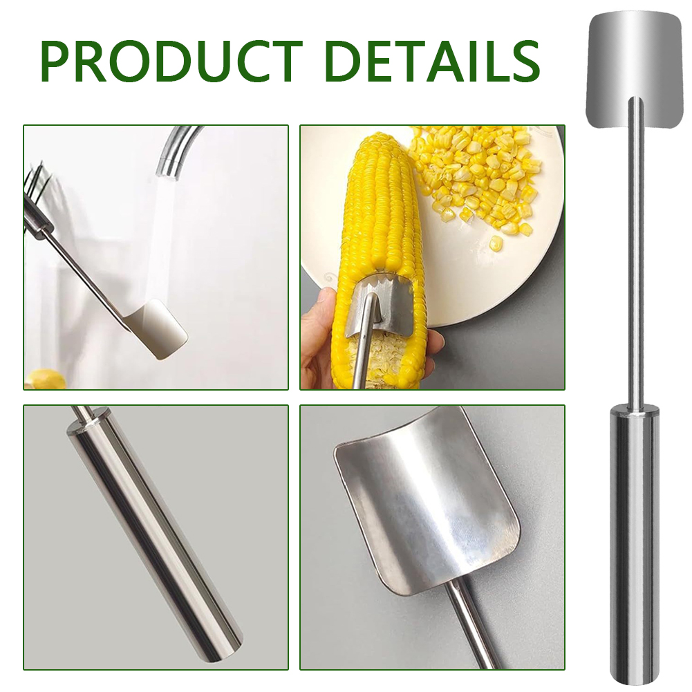مقشرة الذرة من الفولاذ المقاوم - مراجعة Kitchen Gadgets Hacks وسعره
